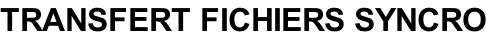 TRANSFERT FICHIERS SYNCRO